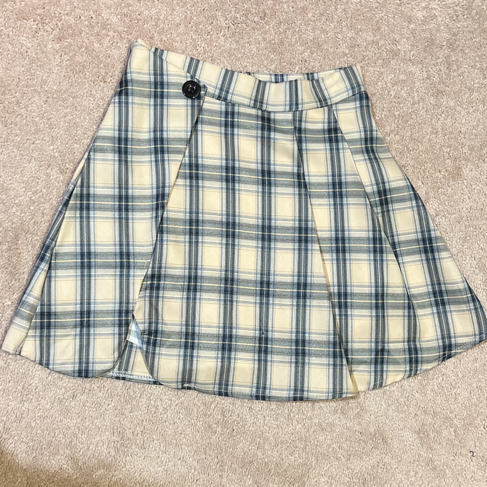 J.ING plaid mini skirt